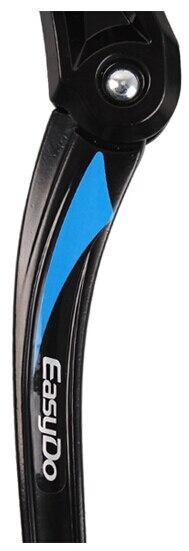 Soporte lateral para bicicleta de montaña, aparejo de aparcamiento, 700C, 24-29 pulgadas, Adjustable34-41cm: black blue
