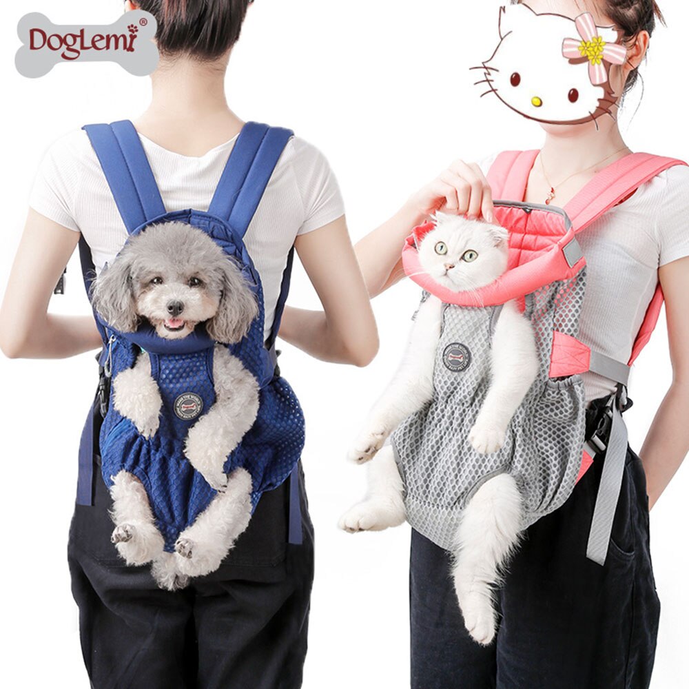 Mochila De Transporte para perros, bolsas de transporte grandes para el hombro, soporte frontal para el pecho para cachorros, Chihuahua, perros de compañía, accesorios para gatos # FS
