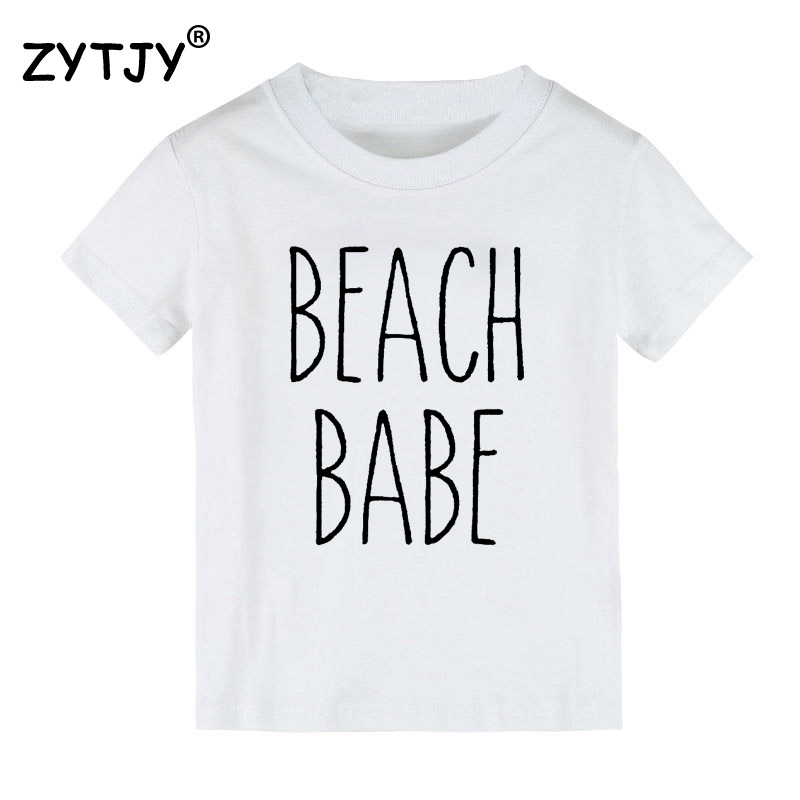 Strand Baby Druck freundlicher t-Shirt Junge Mädchen t Shirt Für freundlicher Kleinkind Kleidung Lustige Tumblr oben Abschläge Schiff CZ-66: Weiß / 11