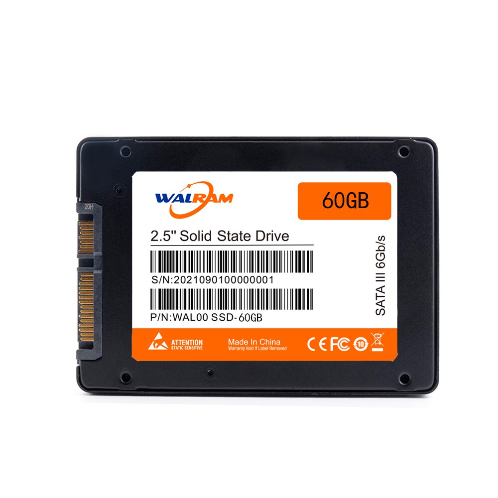 WALRAM 120GB SSD SATAIII 2.5 &quot;240GB 128GB 256GB 480GB 512GB 1TB disco rigido interno a stato solido per Laptop Desktop