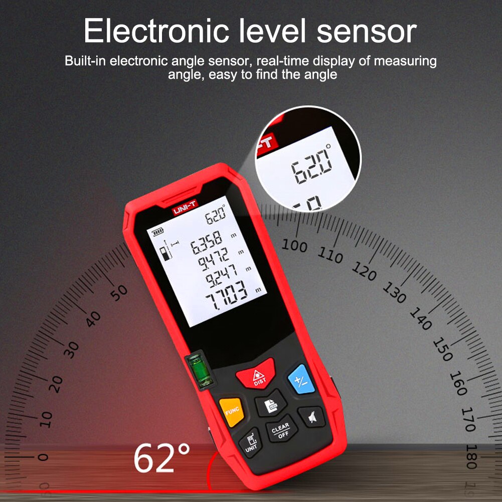 Home Distance Meter Portable Battery Powered Optical Instruments Rangefinder Mini Marked Construction Handheld High Accuracy