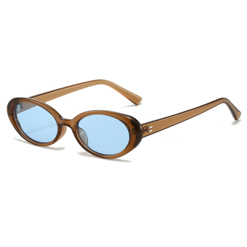 Gafas de sol ovaladas Retro Vintage para mujer, – Grandado