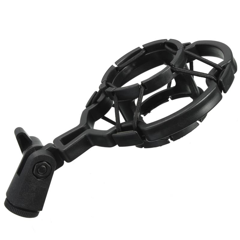 Universal Condenser Microphone Mic Shock Mount Holder Studio Recording Bracket For Large Diaphram Mic Clip