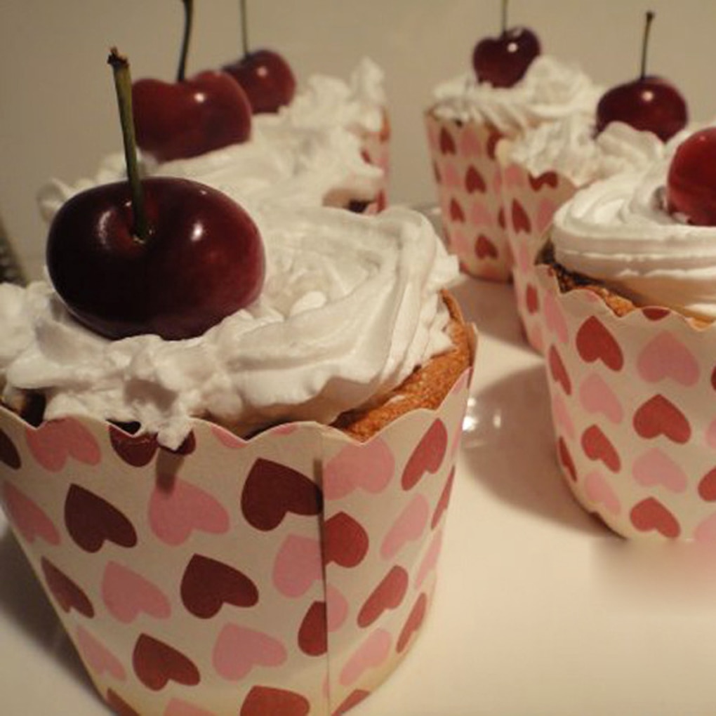 Rea 50 st papper tårta cup liners bakkopp muffins cupcake fall