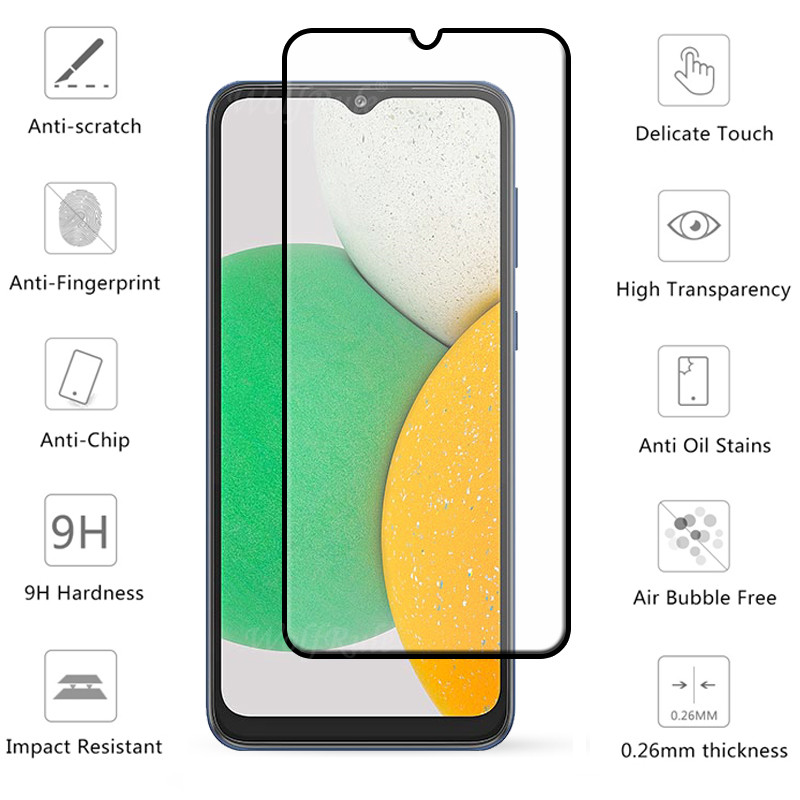 Full Cover Glass For Samsung A13 Glass For Samsung A13 Tempered Glass Screen Protector For Samsung Galaxy A 13 A13 5G Lens Glass