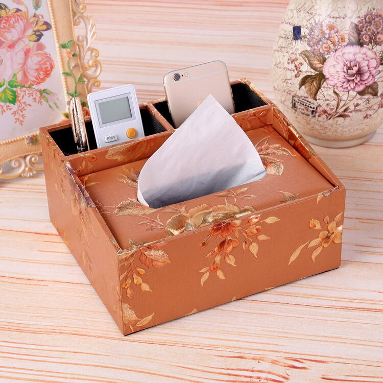 Container Tissue Box Cover Black Cute Small Tissue Box Vintage Leather Hanging Servilleteros Napkin Dispenser EA60ZJ: Style 6