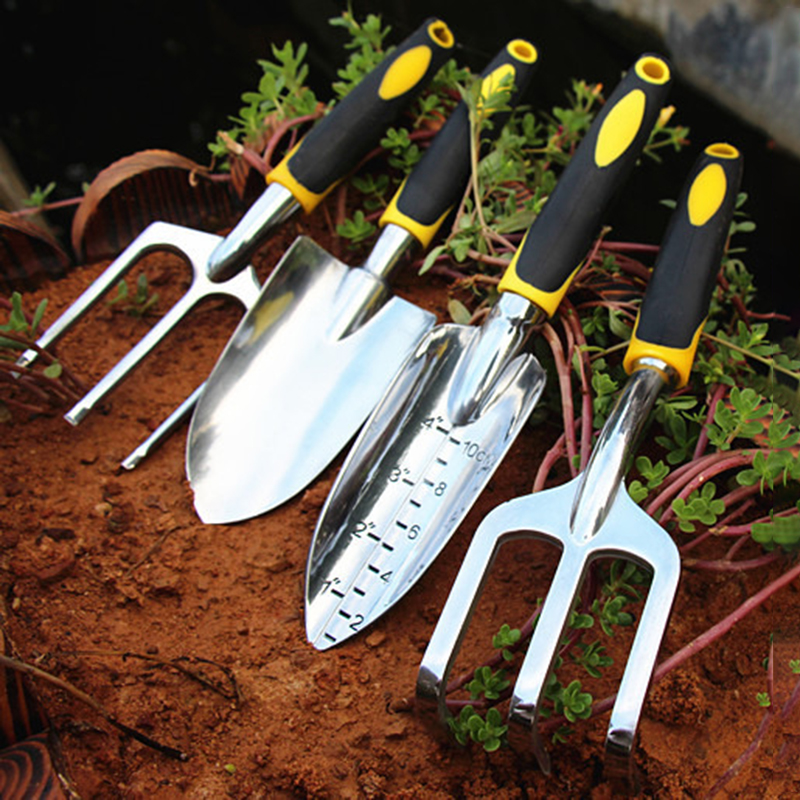 Nova ferramenta de jardim mão espátula ancinho cultivador capinador ferramentas com alça ergonômica jardim gramado fazenda transplante jardinagem bonsai