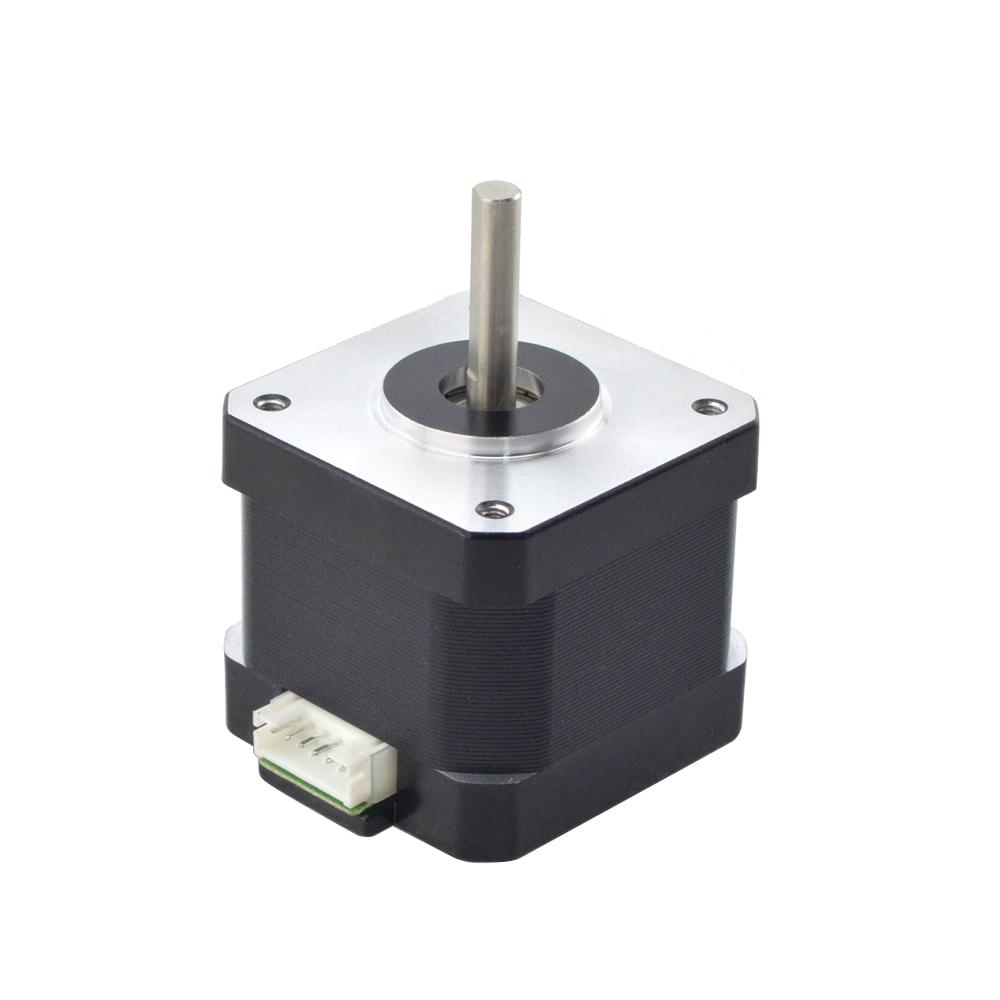 STEPPERONLINE-Motor paso a paso Nema 17, dispositivo de 39mm, 42Ncm, 1.5A, 12V, Nema17, 4 Plomo, para impresora 3D CNC XYZ