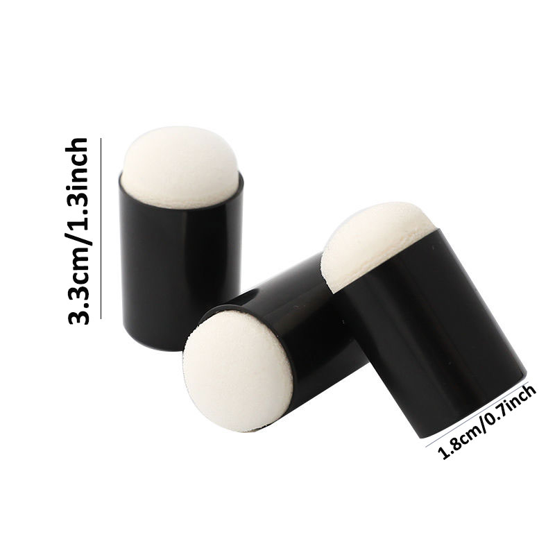 Esponjas de dedo peças, conjunto de pintura de dedos em espuma, esponja de desenho e tinta para artesanato para pintura de dedos