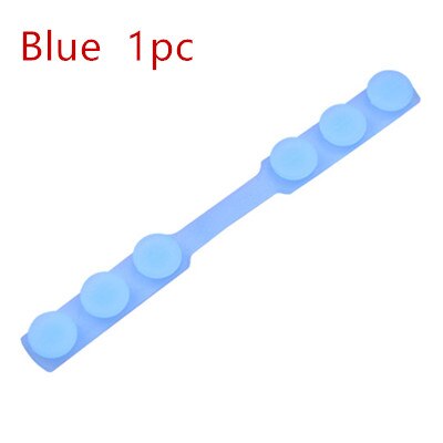 1/4 pièces réglable anti-dérapant masque oreille poignées Extension crochet masques faciaux boucle support ajustement masque étendre ceinture oreille crochets: 1PC blue