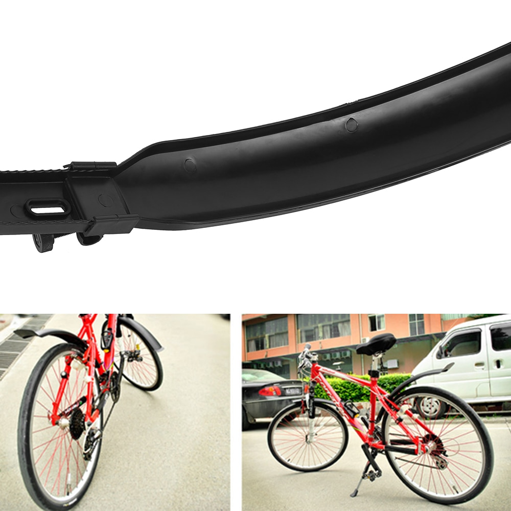 Bicycle Mudguards Colorful Front / Rear Tire Mudguards Carbon Fiber Wheels Fender MTB Mountain Bike Road Cycling Fix Gear