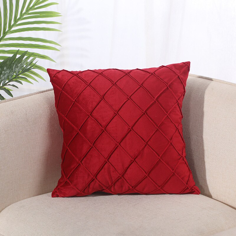 ZK20 Kinderen Kussensloop Fluwelen Kleine Rooster Bank Kussensloop Auto Zachte Korte Pluche Kussensloop Kinderen Speelgoed Kussen: J 45cm No pillow