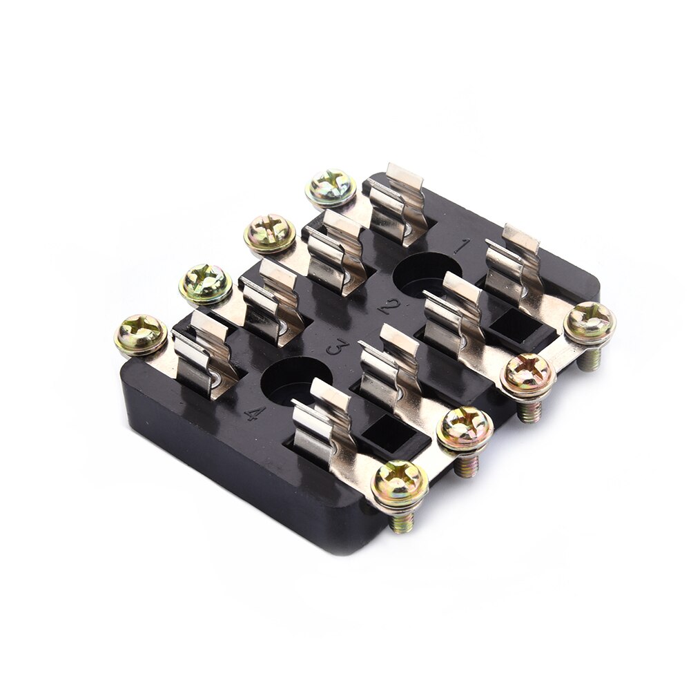 4 Way Fuse Box DC 12V - 32V Circuit Car Trailer Auto Blade Fuse Box Block Holder For AGC &amp; JSO Fuses