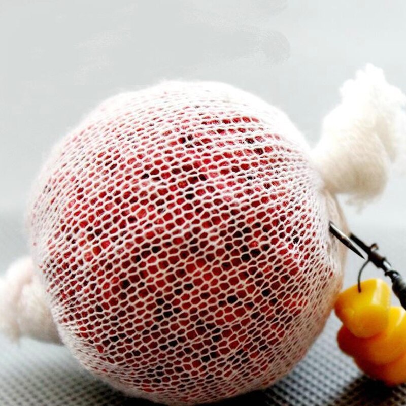 Goture PVA filet de pêche carpe pêche longue coulée filet d'appâtage 5M maille étroite instantanée fondu Net mangeoire accessoires de pêche attirail