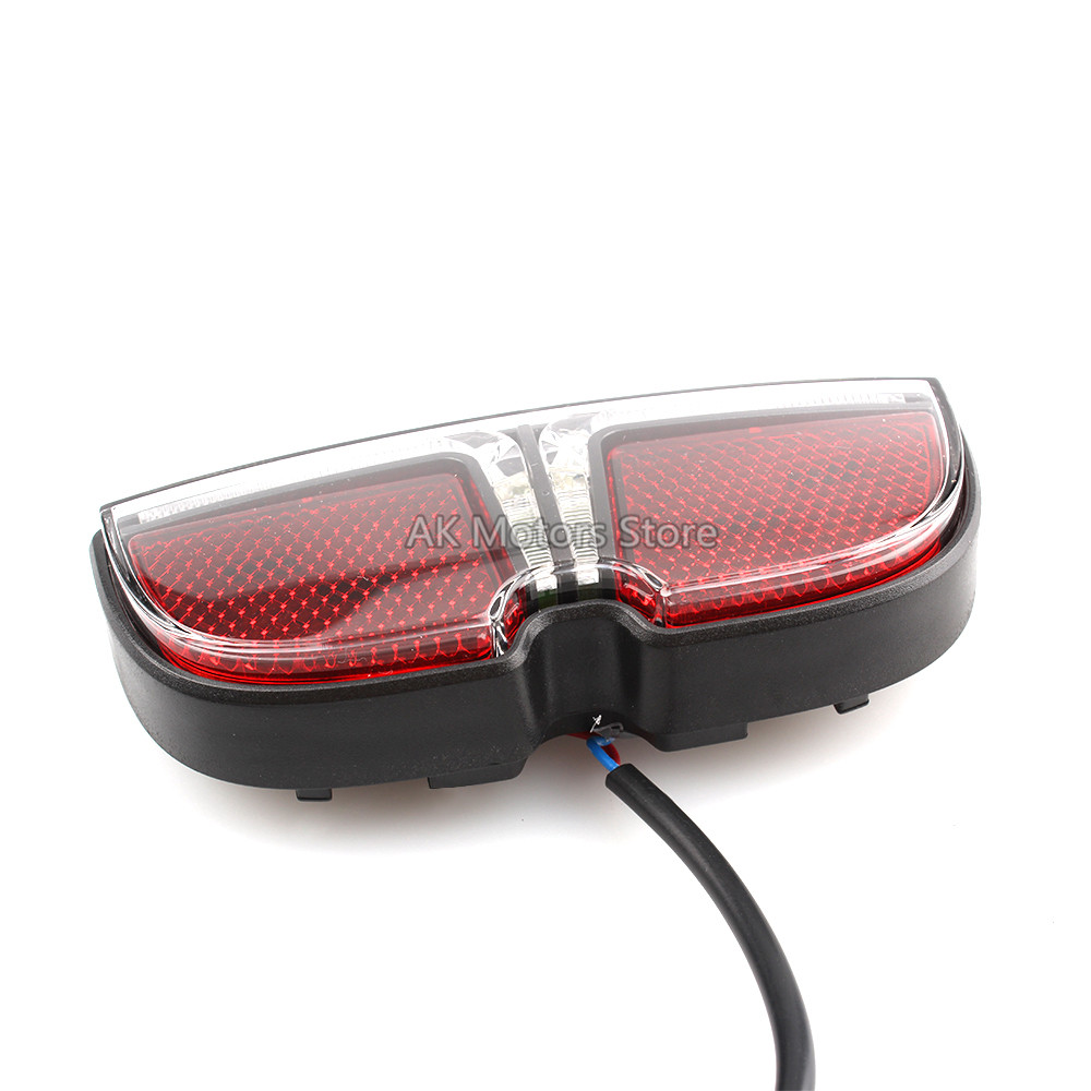 6V vélo électrique feu arrière eBike frein arrière feu arrière LED lampe d'avertissement pour Bafang BBS Mid Drive moteur sécurité veilleuse