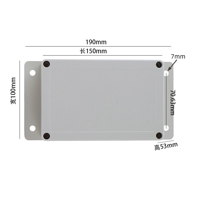 IP65 ABS plastic waterproof case electric box junction box electronic engineering instrument box junction box: 150x100x53