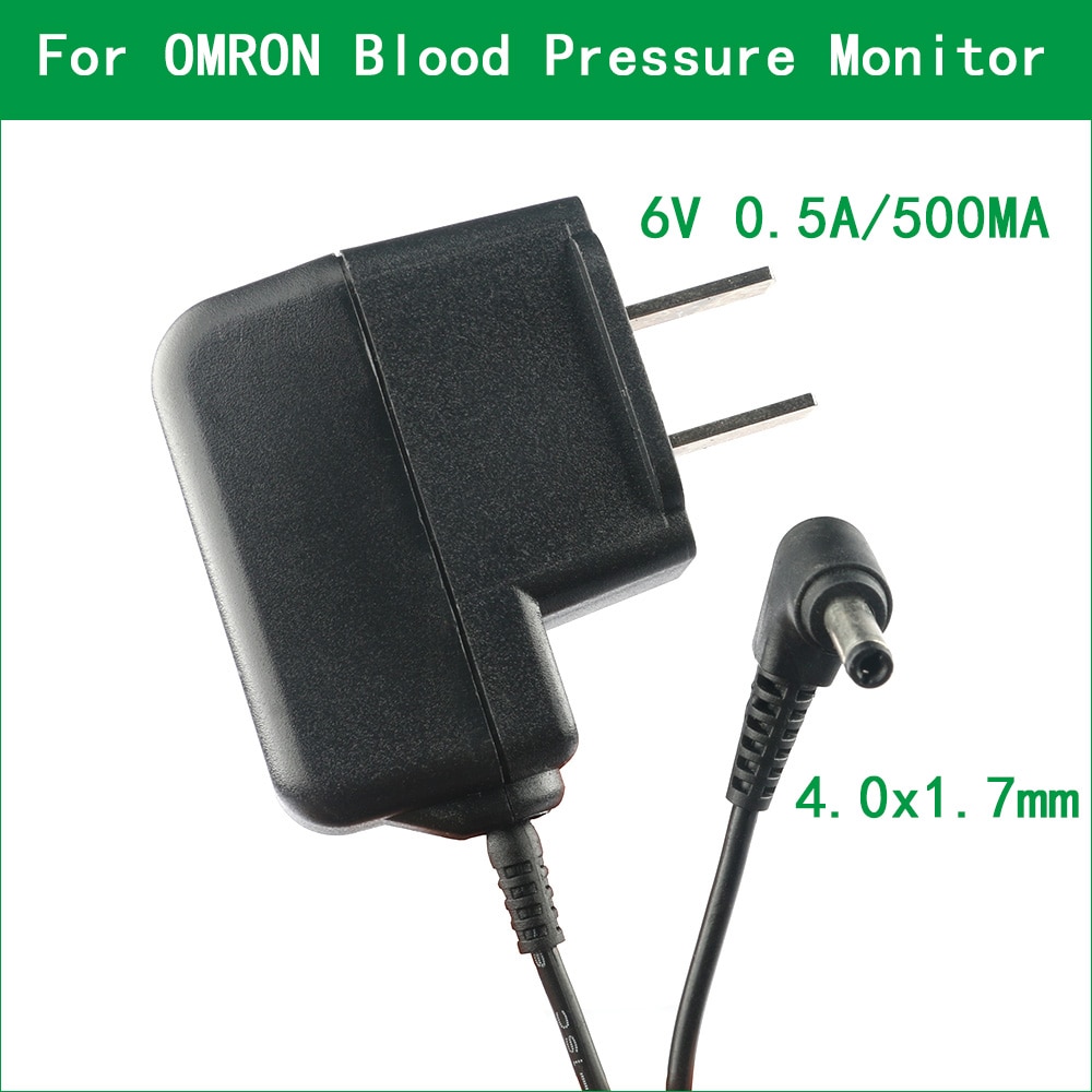 6v 0.7a 700ma ac dc strømforsyning adapter oplader til omron blodtryksmåler søm -741 søm -7121 søm -7130 søm -712 søm -7122