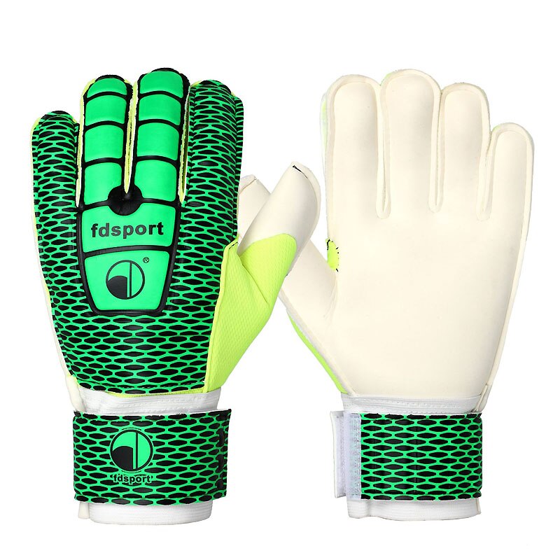 Guantes de Portero De Fútbol de látex espesados para adultos, guantes de portero de fútbol de protección de dedos fuertes profesionales