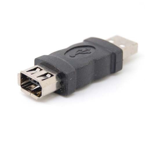 Firewire ieee 1394 6 pin hun til usb type en han adapter adapter gt