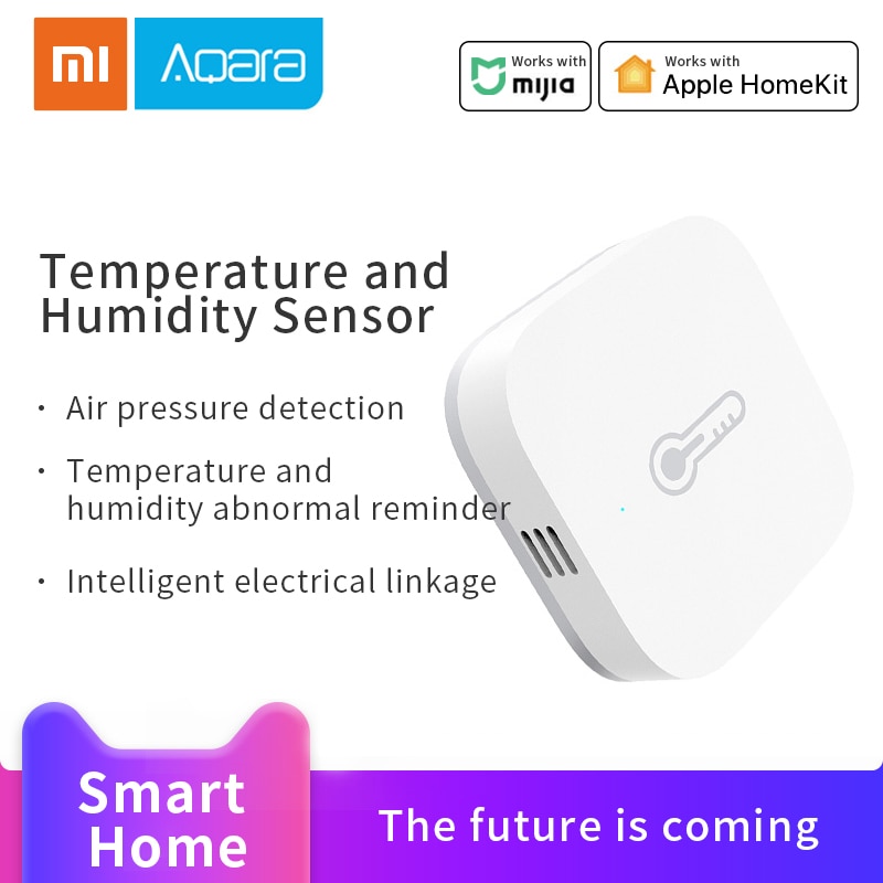 Xiaomi Aqara Temperature Humidity Sensor Environment Air Pressure Sensor Zigbee Wireless Connection Mi Aqara Hub Smart Home