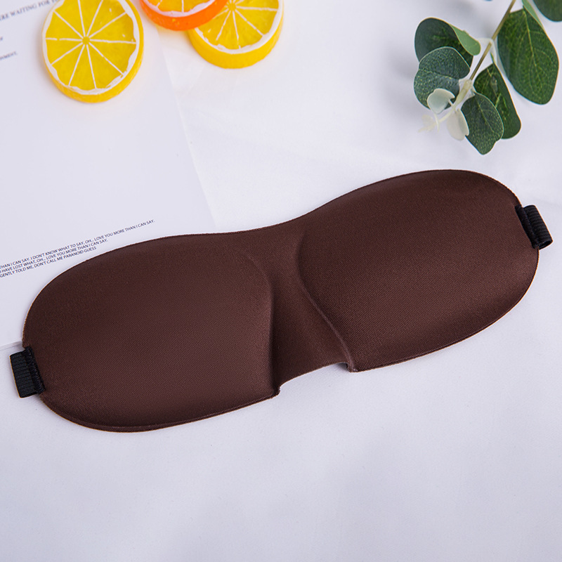 1pc unisex 3d silmäsuojaa nukkumismaski silmiensuoja varjostinlappu matkustaminen rentoutuminen silmienhoitotyökalut tarvikkeet naisille miehille: (01) kahvia