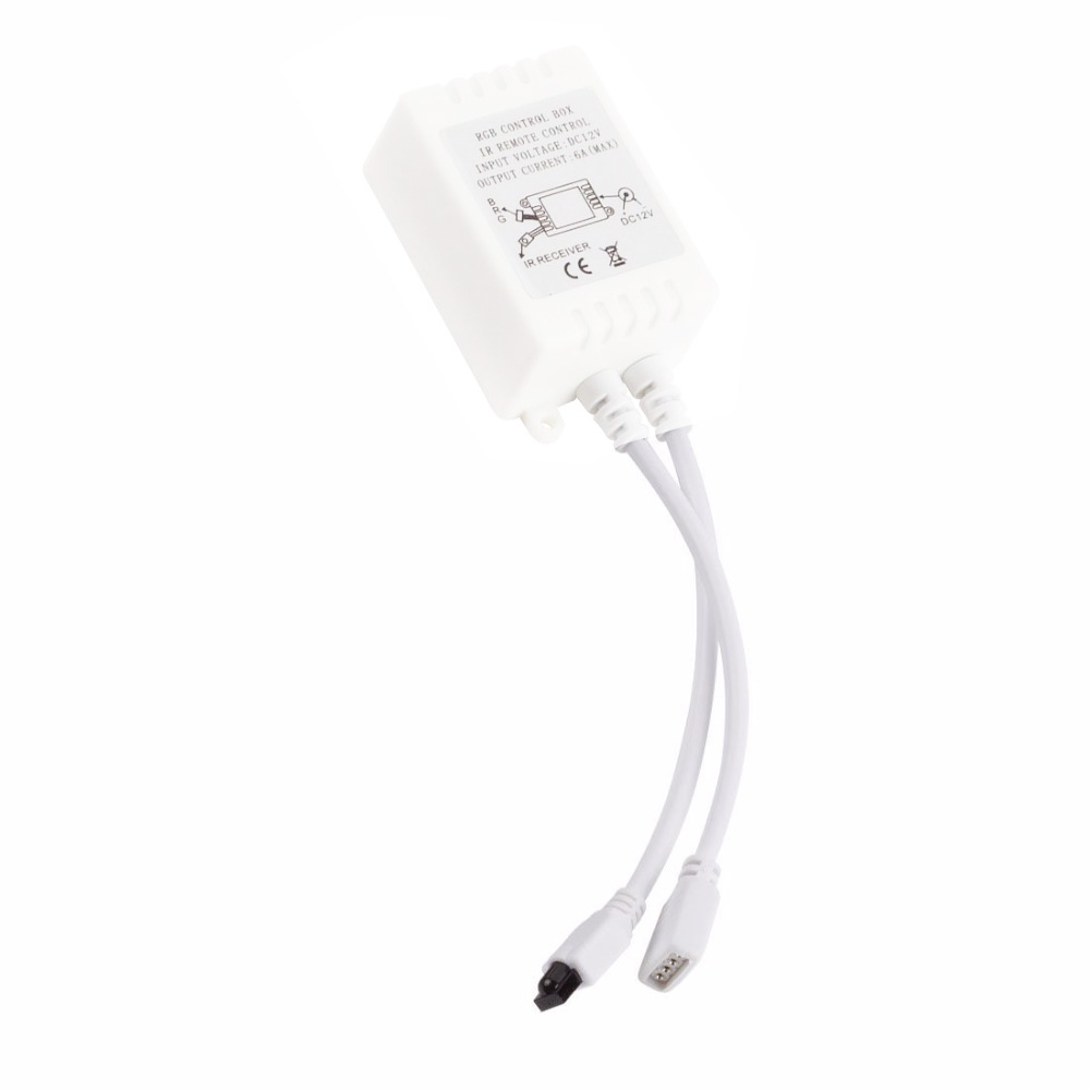 LED RGB Controller 44 Keys Single Double IR Remote RGB Controller DC12V Dimmer Control Box For SMD2835 3528 5050 LED Strip Light