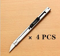 4 art knife letter knife paper tool knife office knife paper cutter DIY stationery school tool paper cutter: 1
