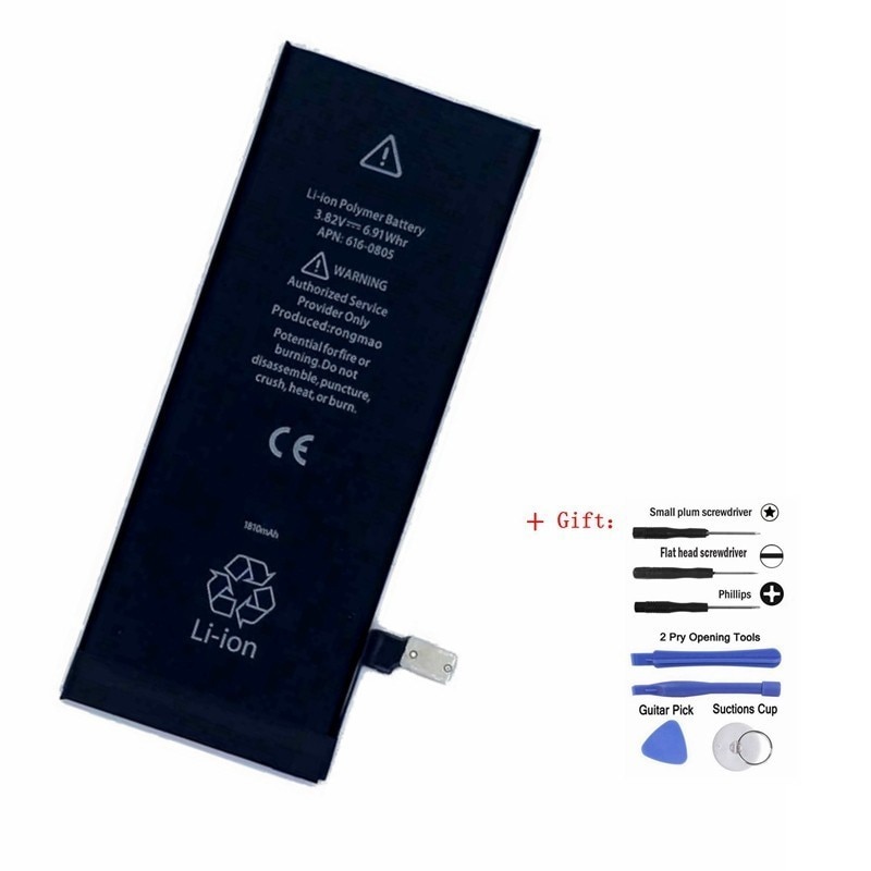 supersedebat 1810mAh Battery for apple iPhone 6 6g Mobile Phone Battery Rechargeable Phone Bateria Accumulator Free Tools