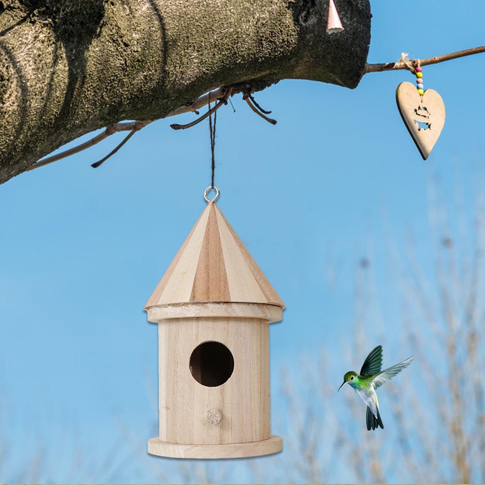 DIY Bird House Bird Nest Outdoor Hanging Bird Feeder Kids Crafts for Outdoors Garden Home Decoration