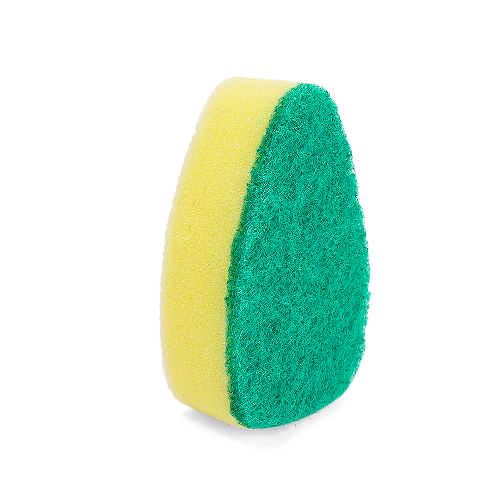 Herramienta de limpieza de cocina, cepillo para fregar platos con mango largo, dispensador de jabón líquido recargable, sartenes, tazón, esponja para lavar platos, toallita para ollas: Negro