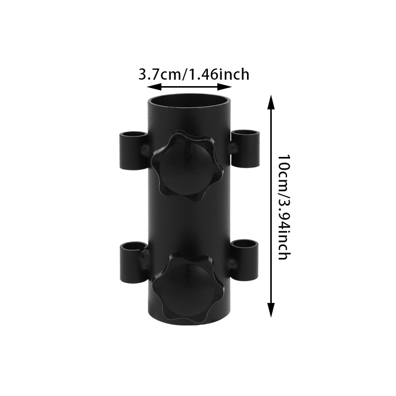 Canopy Tarp Camp Pole Fixer Tent Accessories Camping Supplies Equipment Support Rod Fixing Tube Outdoor Fixture Accessories: MULTI