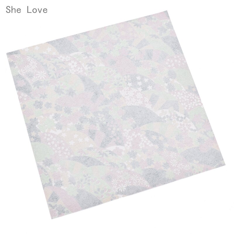 Chzimade Random Pattern 20 Sheets Japanese Origami Paper Flower Floral Scrapbook Paper Handmade Folding Paper Decorative Craft