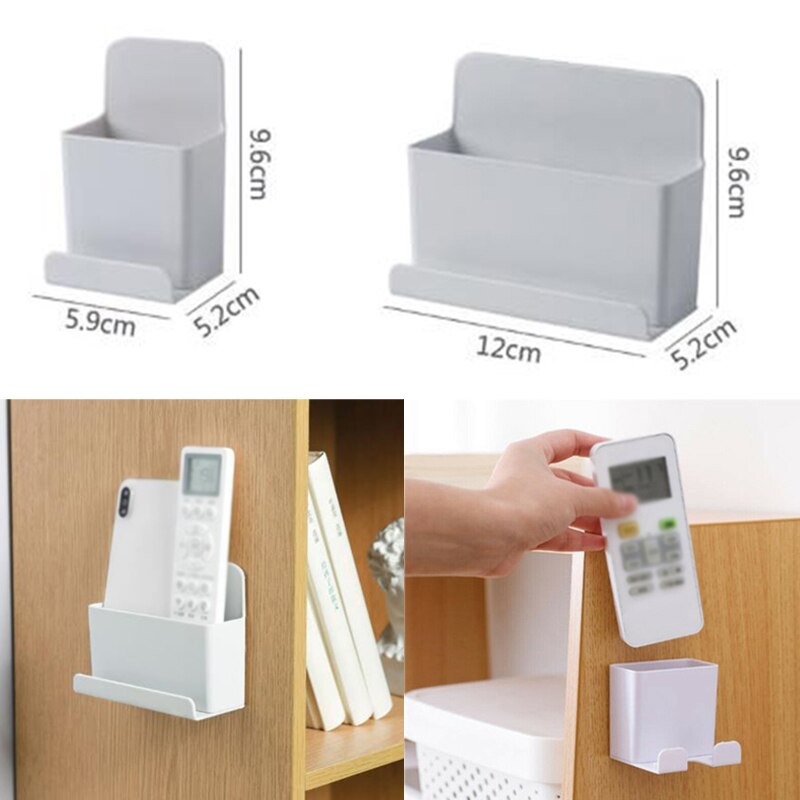 Support de télécommande TV mural | Boîte de rangement claire, support de télécommande, boîte de rangement Portable pour outil de bricolage à domicile