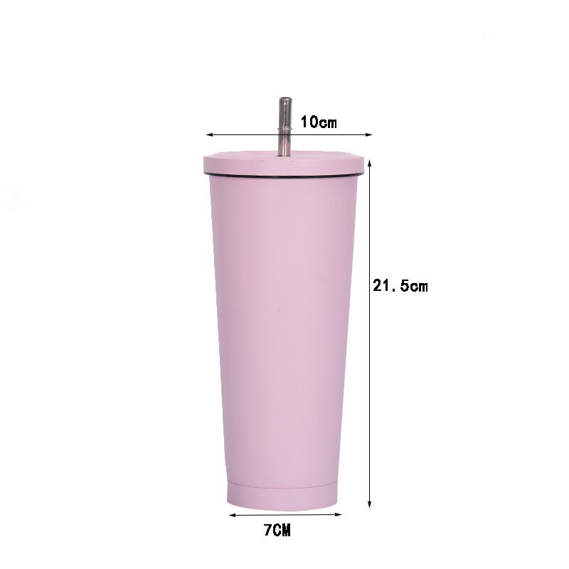 Taza de café portátil para coche, vaso frasco al vacío de gran capacidad, termo de acero inoxidable, 304