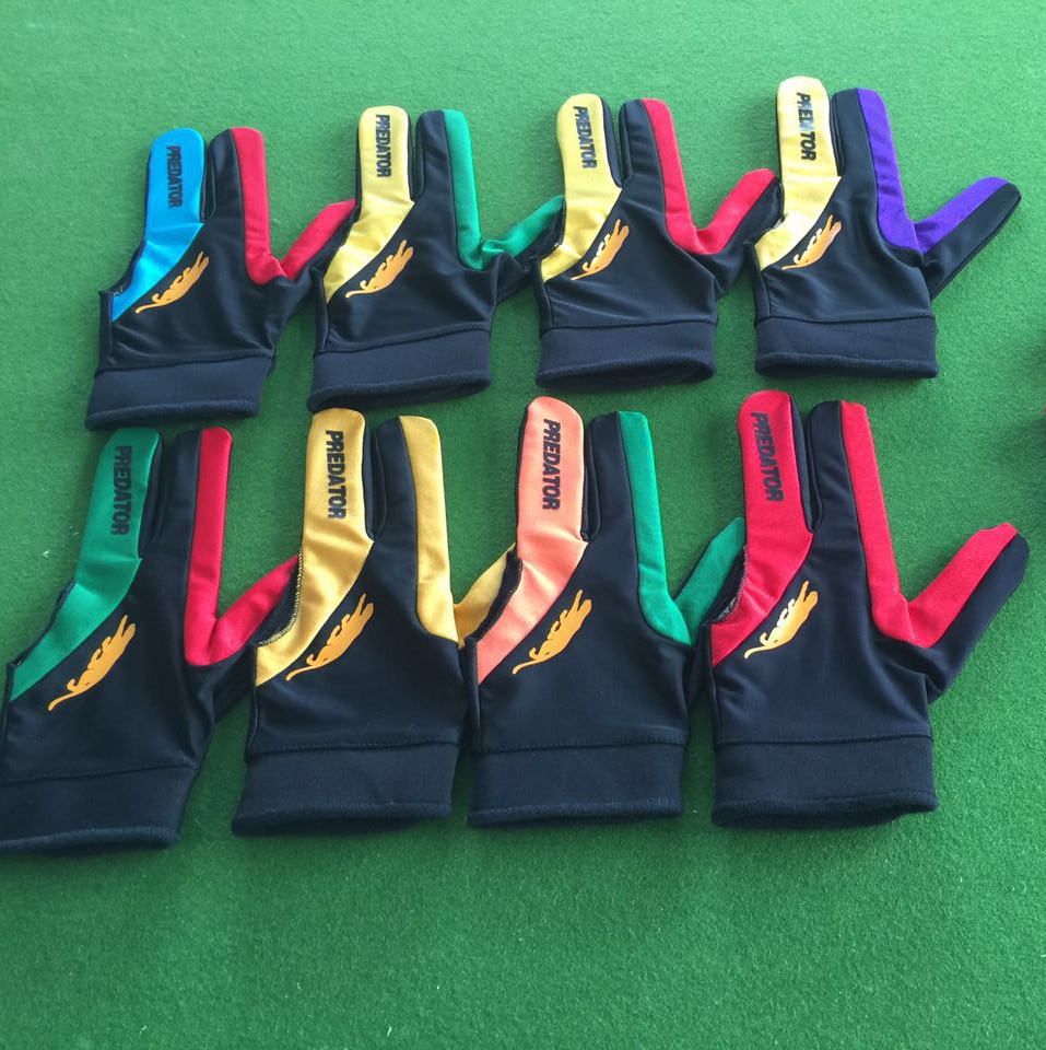 Latest Billiards Pool Shooters 3 Fingers Gloves colorful billiard gloves snooker gloves billiard accessories