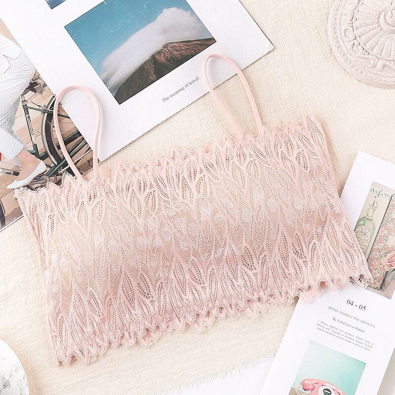 Lace Bra for Small Breasts Kids Girl Solid Bra Top Vest Children Training Bra Teenager Underwear Young Girl Wirefree Bras: Nude