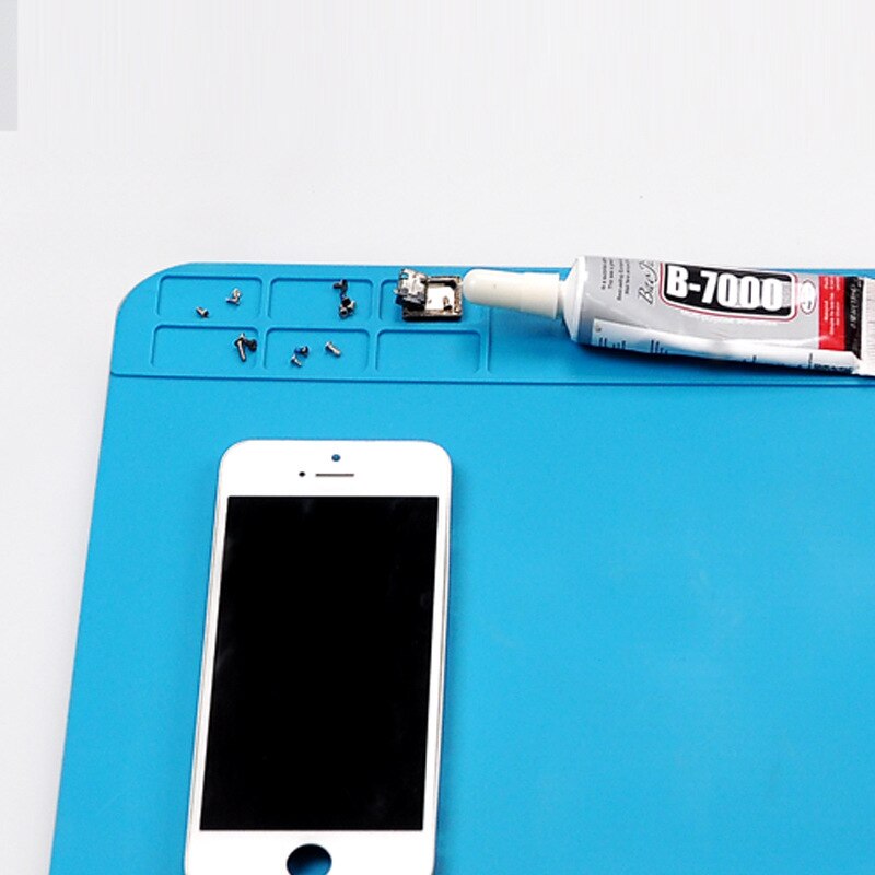 Reparatie Pad Isolatie Hittebestendige Siliconen Soldeerstation Gereedschap Bga Warmte Solderen Mat Esd Mat Onderhoud Platform