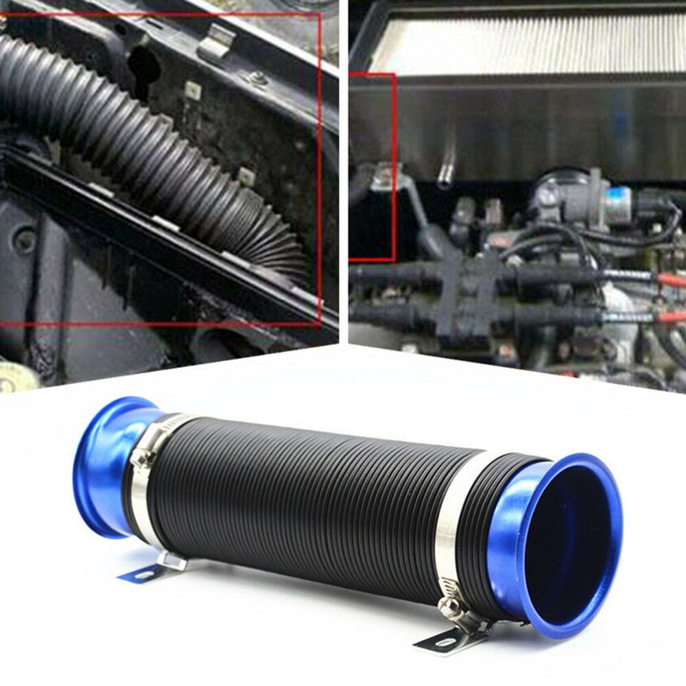Universal 75mm 3in Flexible Air Intake Pipe Inlet Hose Tube Duct Multi Aluminum Adapter Hose 90cm Car Accessaries