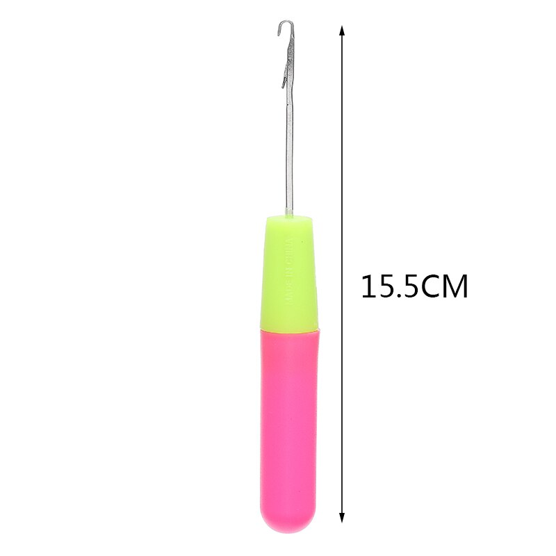 Hair Wig Crochet Latch Hook Skill Needle For DIY Hand Hair Micro Braid Needle Dread Lock Multifunctional Knitting Tool