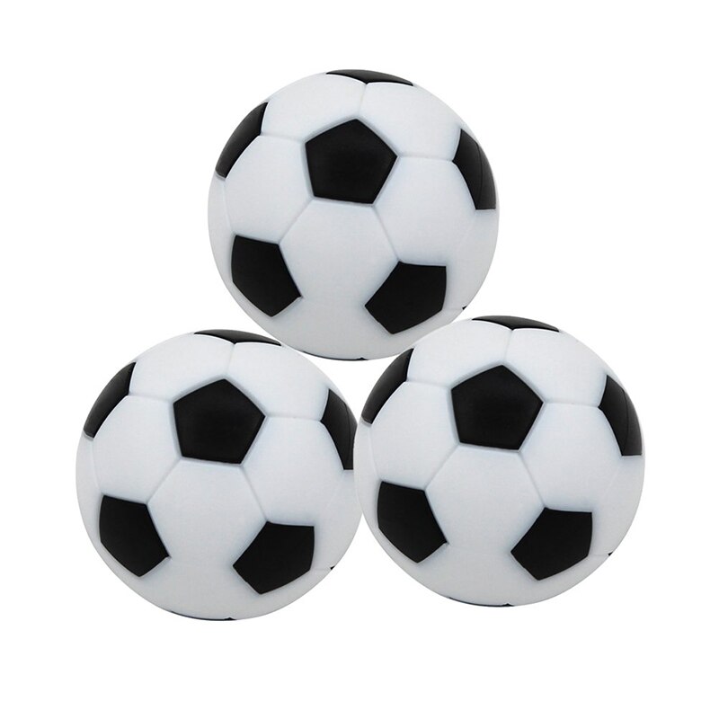 10pcs/lot Table Football Soccer Ball Plastic Black And White Soccer Balls Tabletop Game Soccer Accessories Birthday Party Decor