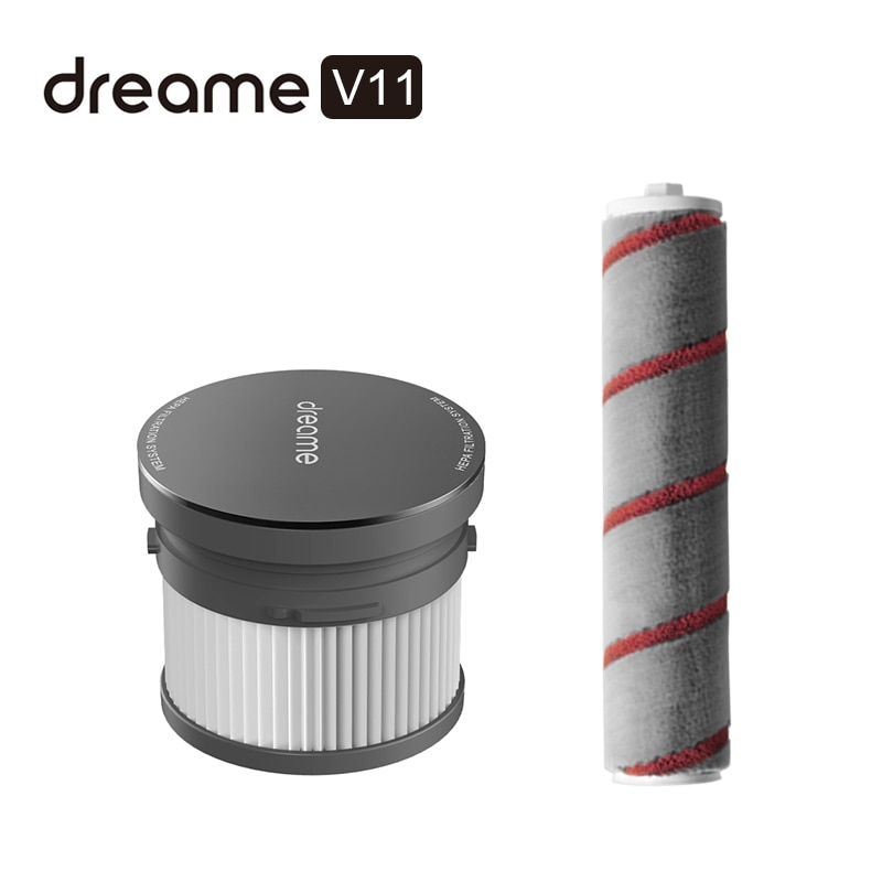 Original dreame  v11 dele pakke håndholdt støvsuger reservedele kits hepa filter rullebørste blød fnug børste hovedbørste