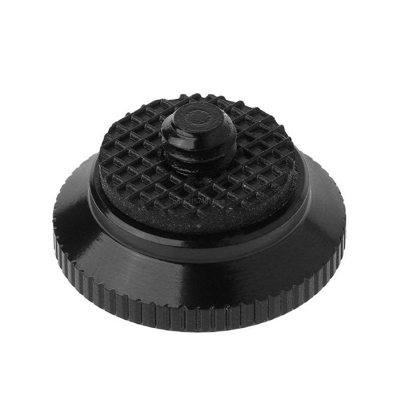 Red Manfrotto Round Quick Release Plate For Compact Action Tripods