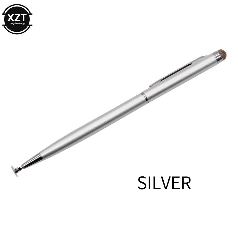 Lápiz capacitivo 2 en 1 para pantalla táctil, bolígrafo de dibujo con succionador táctil conductivo, cabeza táctil de microfibra para tableta y teléfono inteligente: Verde