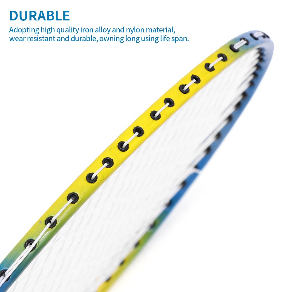 4pcs Badminton Rackets Set Ultra Light Double Badminton Racquet Titanium Alloy Lightest Playing Badminton Whole