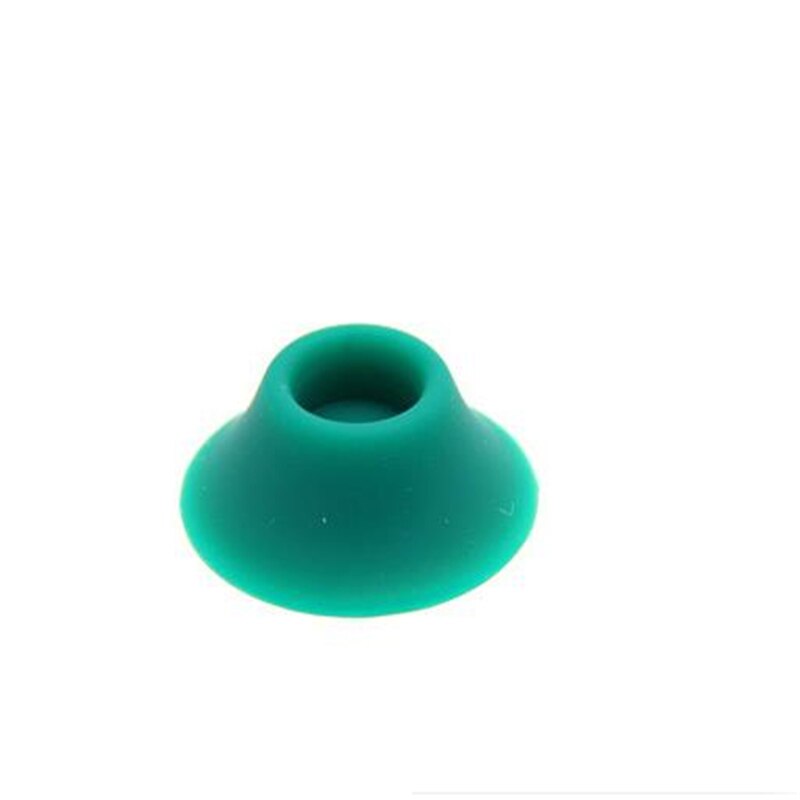 1PC Atomizer Pen Holder Silicone Suction Desk Stand gel pen ballpoint pen sucker silicone holder stand pencils holder office: Green