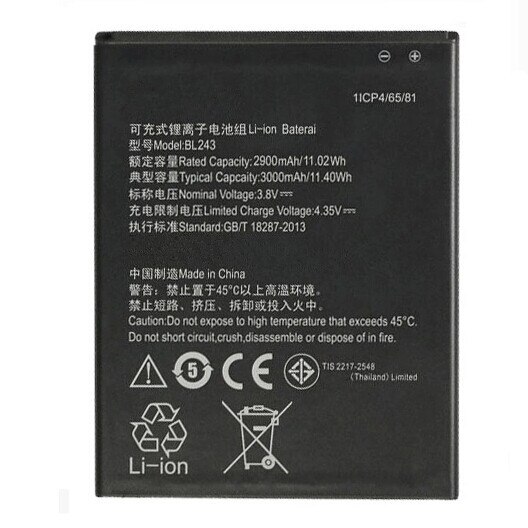 Op Voorraad 100% BL243 2900Mah Batterij Voor Lenovo K3 Note K50-T5 A7000 A5600 A5500 A7600 Batterij