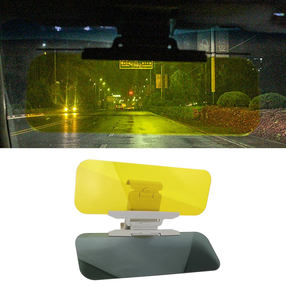 Day Night HD Anti Glare Auto Car Flip Down Shield Sun Visor Vision Block View UV Fold Flip Dazzling Goggles Driving Mirror