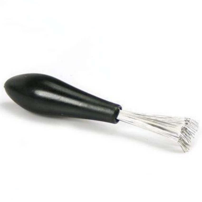 Limpiador de cepillo de pelo con peine, mango de plástico, removedor de cepillo de limpieza, herramientas de belleza integradas, productos de limpieza, suministros de limpieza: Negro