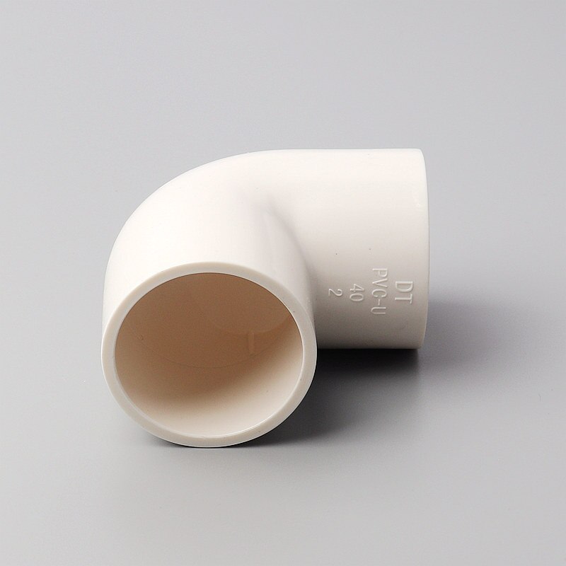 1pc Inner Diameter 40mm PVC Water End Cap/Straight Connector 3/4 Ways Connector 45/90 Degree Elbow Equal Connector Pipe Fittings