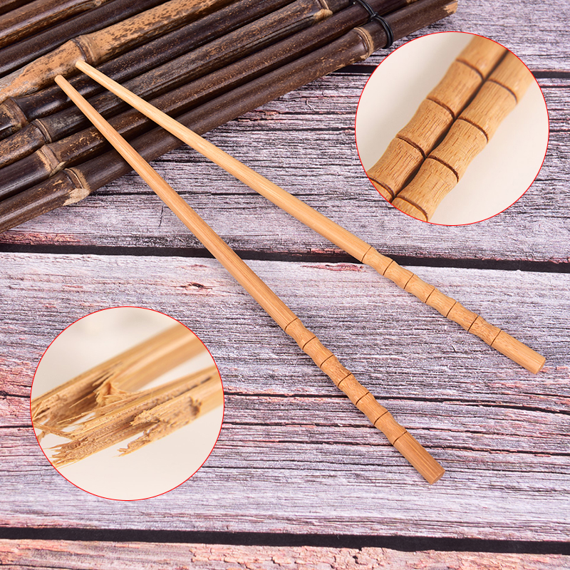 Wood Chopsticks Reusable Hashi Sushi Food Stick Tableware Healthy Chinese Chop Sticks Handmade Natural Bamboo